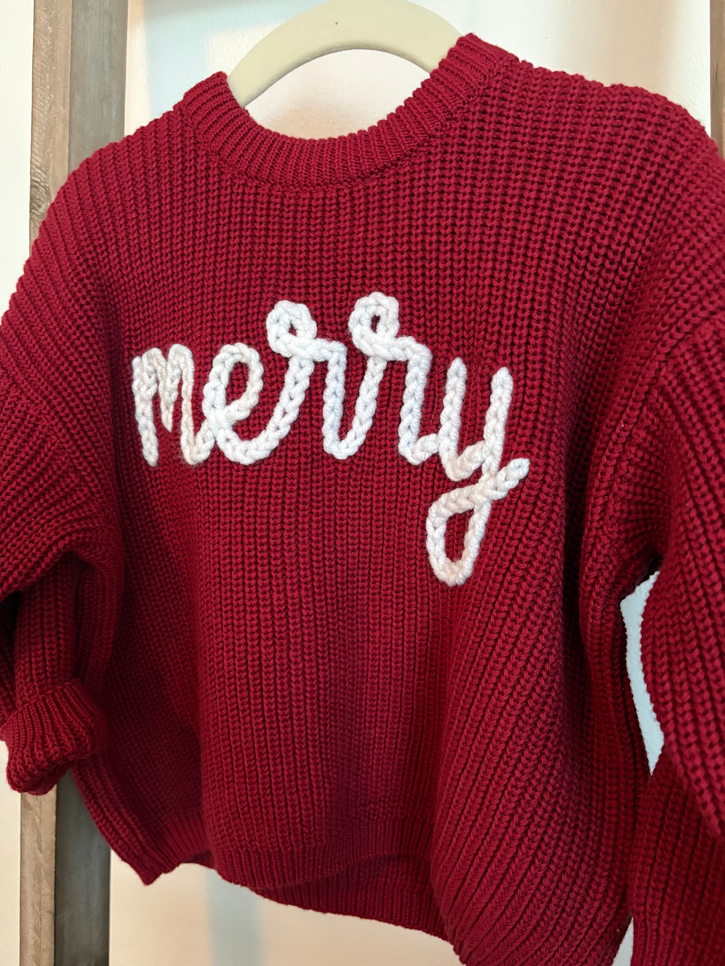 Merry sweater 12-18M