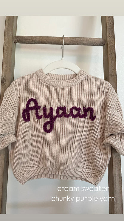 Customized sweater