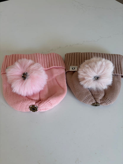 Customized pom pom hat