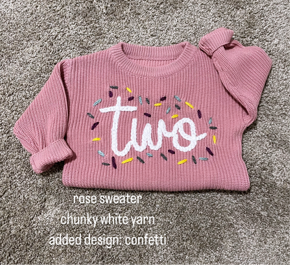 Customized sweater