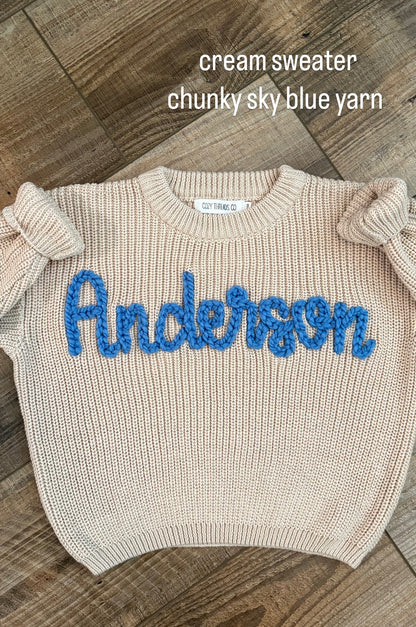 Customized sweater