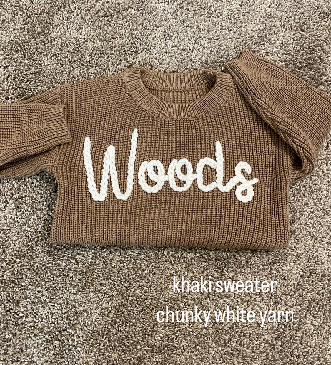 Customized sweater